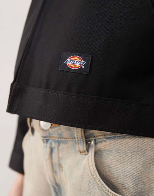 Dickies cropped Eisenhower jacket in black