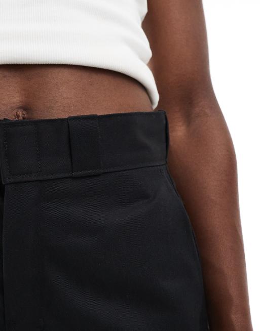 Dickies – Czarne luźne spodnie do pracy z przeszyciami na kolanach, 3 z 5