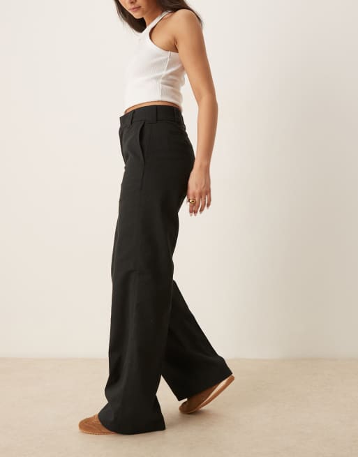Dickies – Czarne spodnie z szerokimi nogawkami w stylu roboczym, 3 z 5
