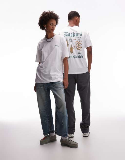 Dickies Deep Rooted graphic back print t-shirt in white - exclusive to ASOS, 3 of 4
