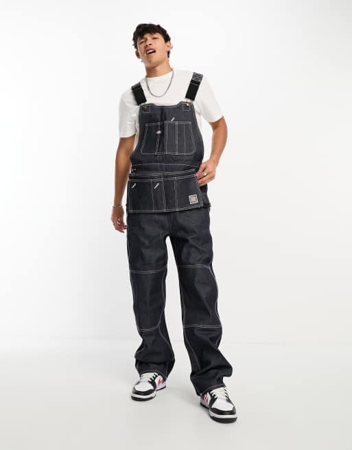 Dickies – Denim 100 – Latzhose aus unbearbeitetem Raw-Denim
