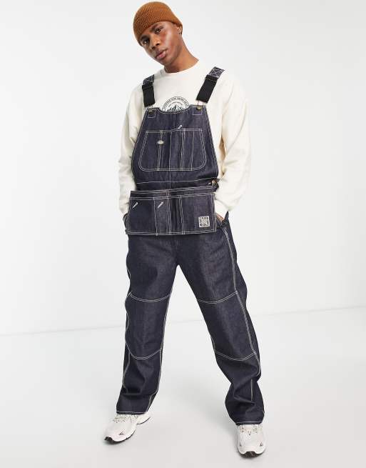 Dickies – Denim 100 – Latzhose in Schwarz 