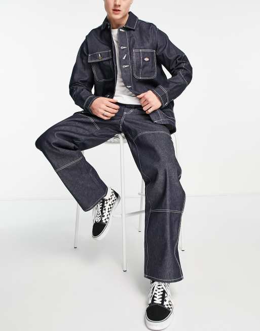 Dickies - Denim 100 - Sorte jeans i rå denim 