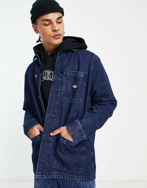 Dickies Denim chore coat in blue | ASOS