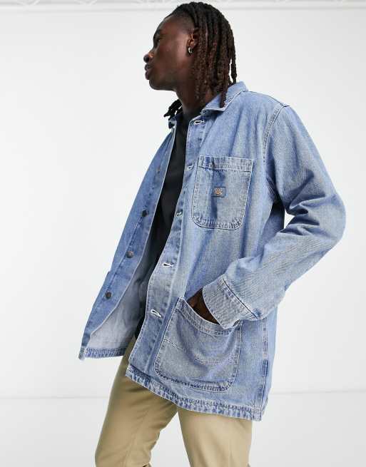 Grey chore jacket sale