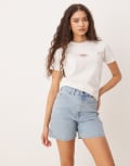 [Dickies] Dickies denim shorts in vintage blue W24 Vintage aged blue