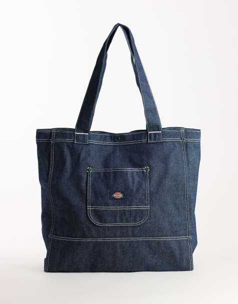 Dickies Denim tote bag in rinsed blue - view 1