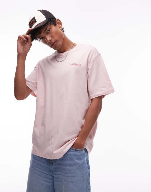 Dickies desert crest western back print t-shirt in light pink- exclusive to ASOS, 4 of 4