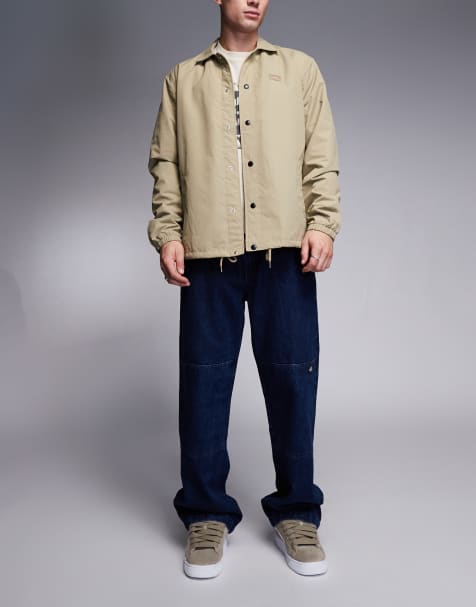 Dickies Double Knee loose fit pants in stone wash indigo blue - view 1