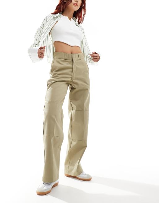 Dickies Double Knee loose fit work pants in khaki