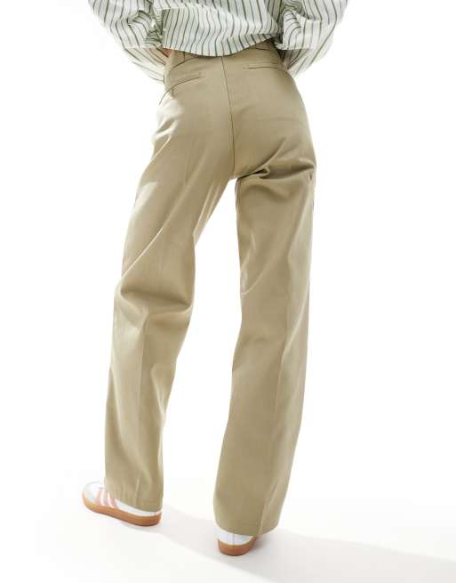 Dickies Double Knee loose fit work pants in khaki, 2 of 5