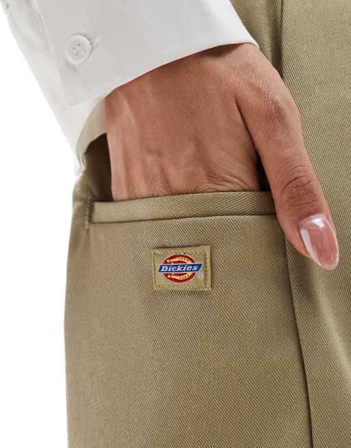 Dickies Double Knee loose fit work pants in khaki, 3 of 5
