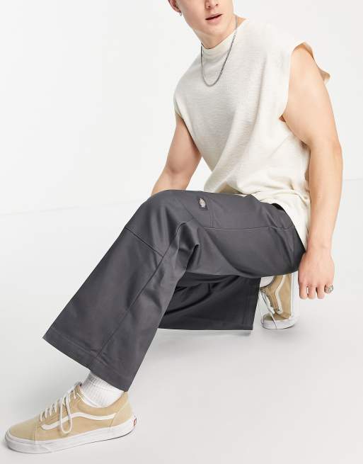 Dickies Double Knee pants in grey | ASOS