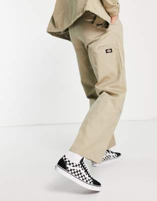 dickies khaki double knee