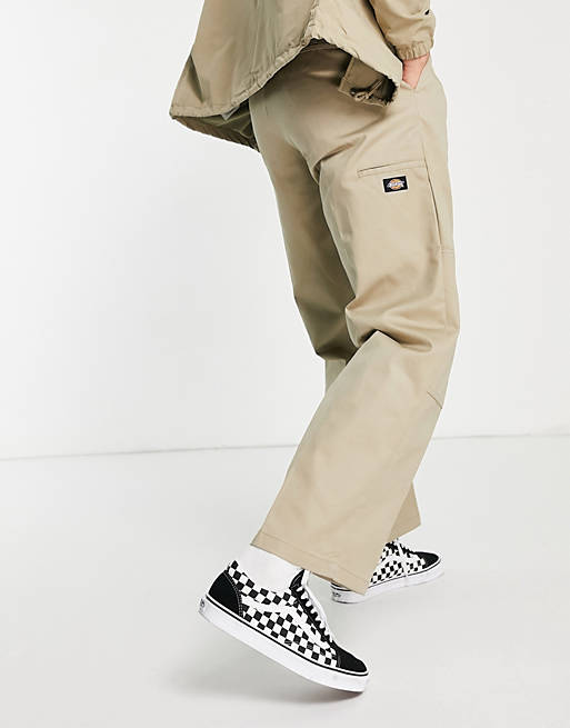 Trousers & Chinos Dickies Double Knee trousers in khaki 