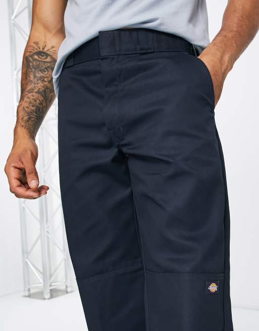 Dickies double hot sale knee navy