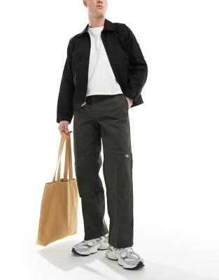 Dickies Dickies double knee trousers in olive green