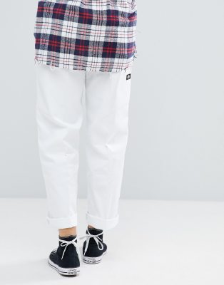 dickies double knee white