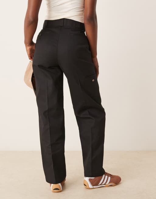 Dickies double knee work trousers in black, 2 of 5