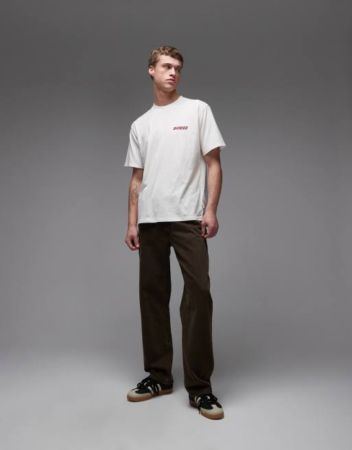 Dickies - Dry Ridge - Hvid T-shirt med print på ryggen, 2 af 5