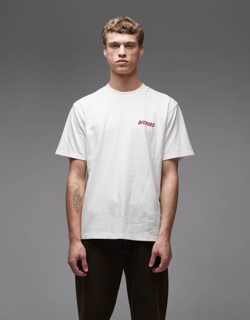 Dickies – Dry Ridge – T-Shirt in Weiß mit Rückenprint, 3 von 5
