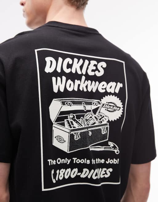 Dickies - Dry Ridge - T-shirt met print op de achterkant in zwart, 5 van 5