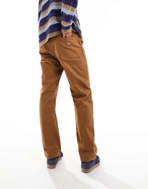 Dickies – Duck – Bruna, stentvättade cargobyxor i canvas, 4 av 5