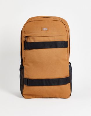 Dickies Duck Canvas backpack in brown  - ASOS Price Checker