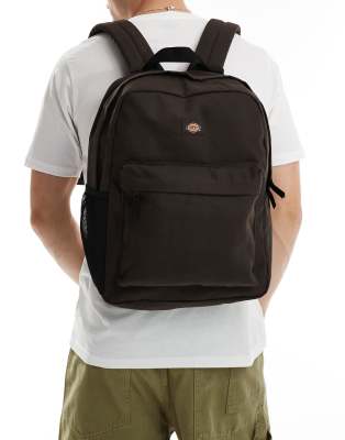 Dickies duck canvas backpack in dark brown