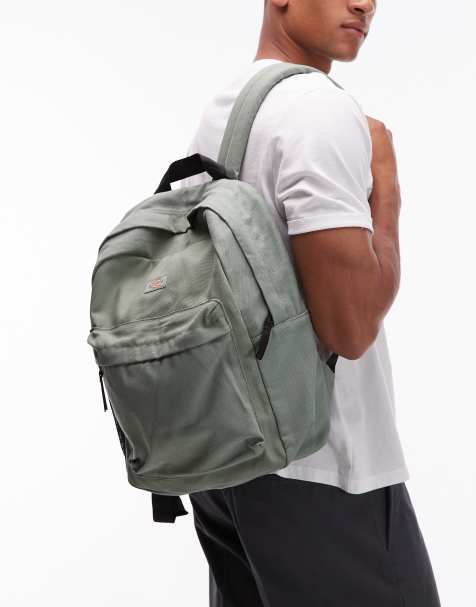 Dickies duck canvas backpack in light green - view 1