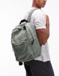 [Dickies] Dickies duck canvas backpack in light green One Size Light green