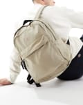 [Dickies] Dickies duck canvas backpack in sand-Neutral One Size Desert sand