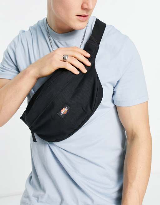 Black canvas store bum bag