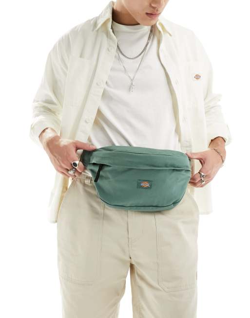 Dickies duck canvas bum bag in dark green