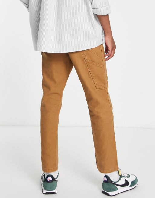 Dickies Duck Canvas carpenter pants in brown