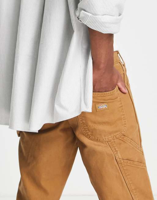 Dickies Duck Canvas carpenter pants in brown