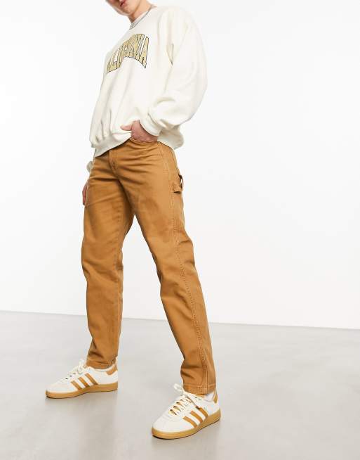 Duck Canvas Carpenter Trousers in Sw brown duck, Trousers