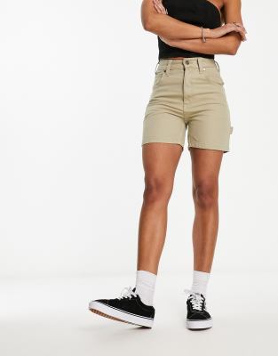 DICKIES DUCK CANVAS CARPENTER SHORTS IN DESERT SAND-NEUTRAL