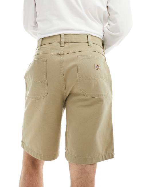 Dickies duck canvas chap shorts in light tan
