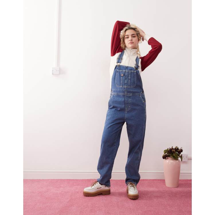 Dickies hot sale denim overalls