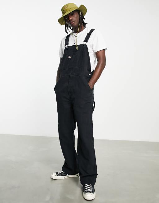 Dickies Duck Canvas Classic Overalls In Black Asos 