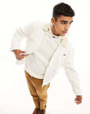 Dickies Duck Canvas Deck jacket in off white - ASOS Price Checker