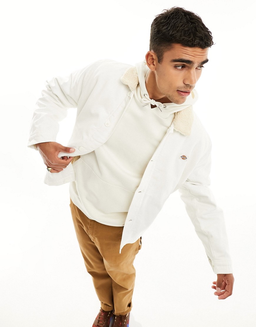 Dickies Duck Canvas deck jacket in off white