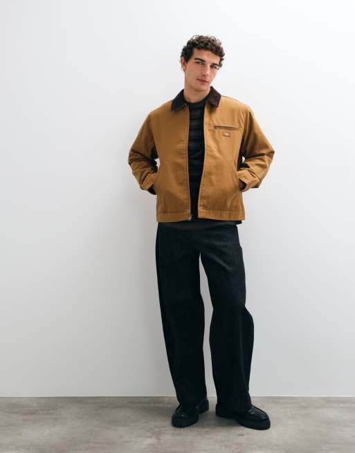 Dickies duck canvas jacket in tan, 3 of 5