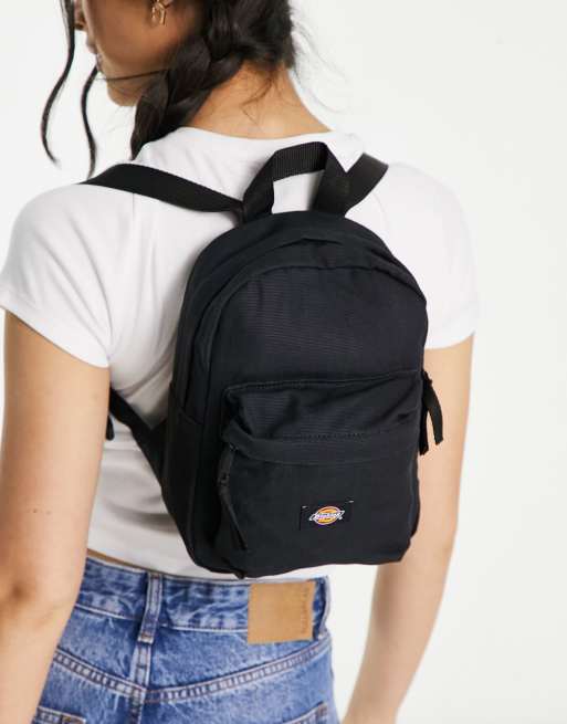 Mini black hot sale canvas backpack