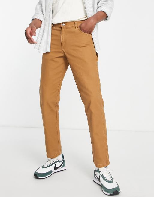 Dickies Duck Canvas pants in brown ASOS