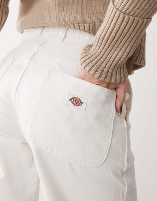 Dickies duck canvas pants in off-white, 2 of 5