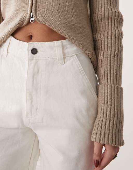 Dickies duck canvas pants in off-white, 5 of 5