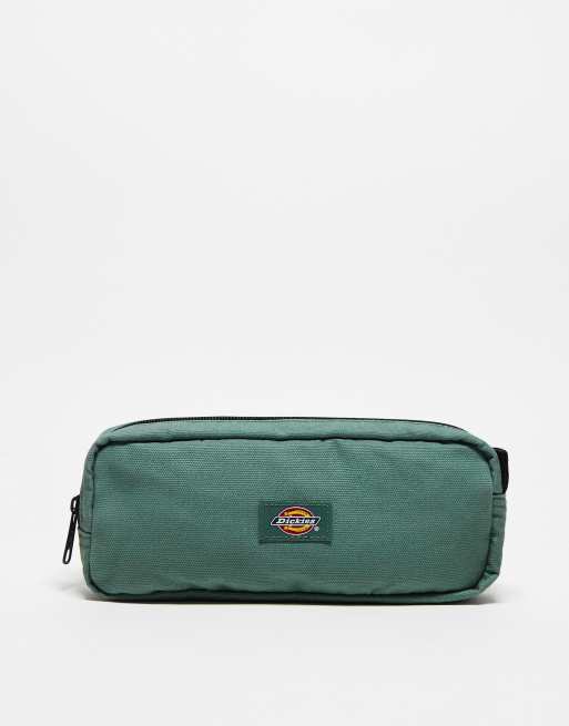 Dickies duck canvas pencil case in dark green