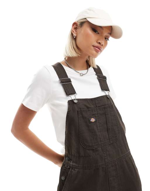 Dickies - Duck Canvas - Salopette classica marrone scuro